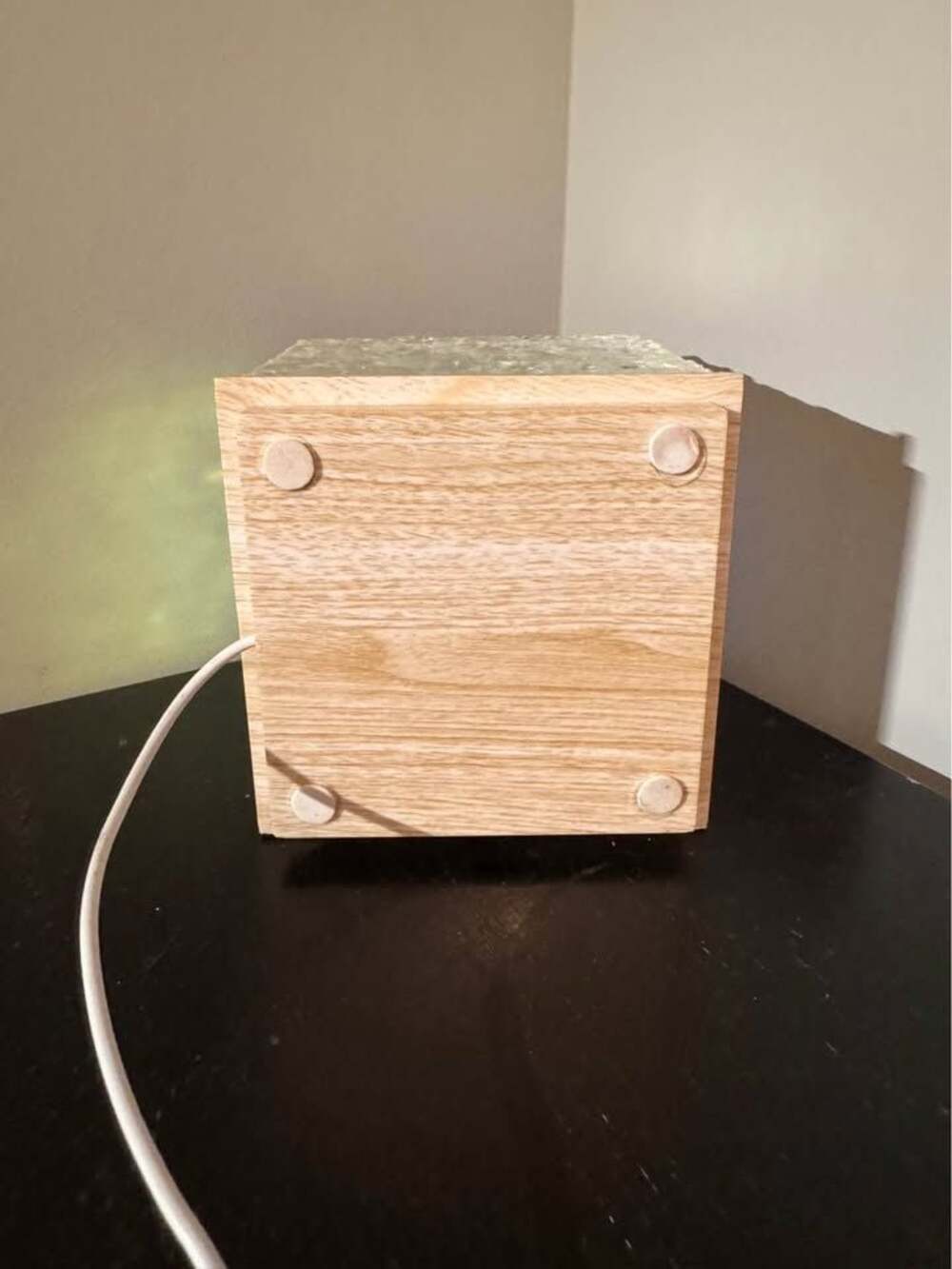 Color Changing Water Ripple Cube LED Lamp 5.5” - Picture 8 of 8